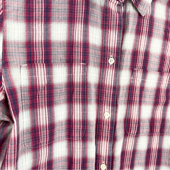 Madewell Ex-Boyfriend Shirt in Manhasset Plaid Size Small - Picture 5 of 9